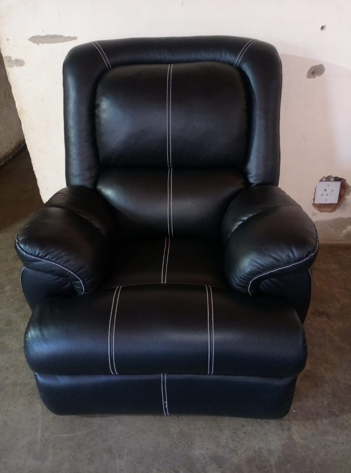Black Recliner Restoration